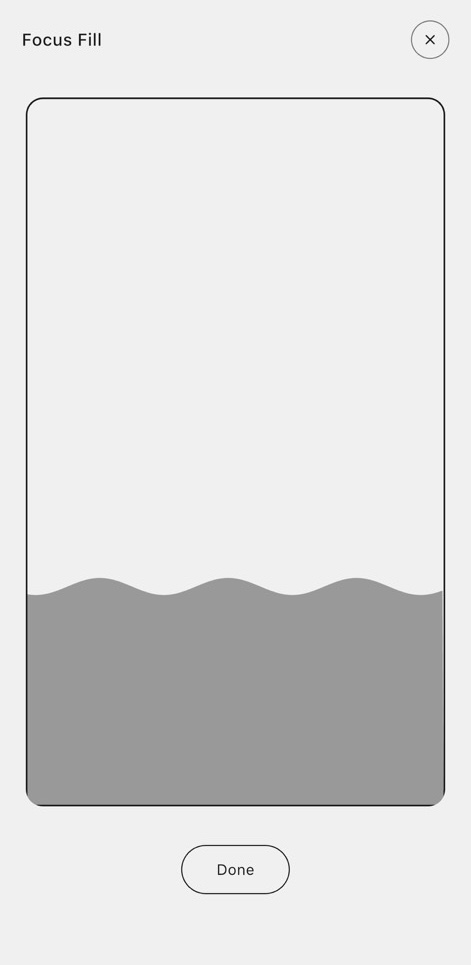Low-Fi focus fill screen